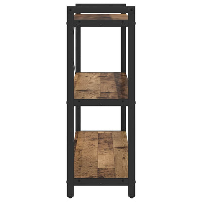 Boekenkast Oud hout 80 x 30 x 83 cm Bewerkt hout