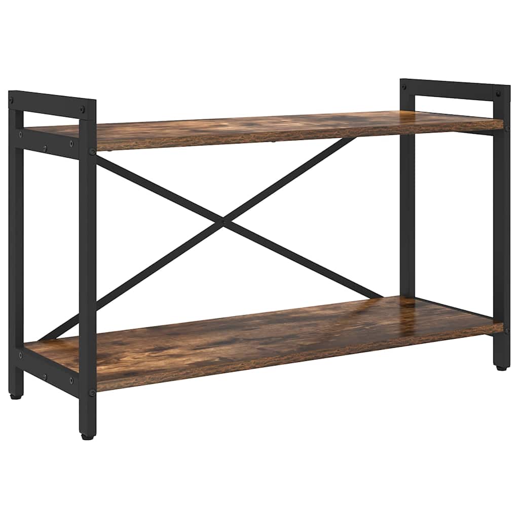 Boekenkast Gerookt eiken 80 x 30 x 48.5 cm Bewerkt hout