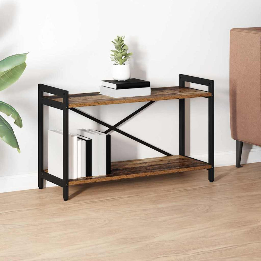 Boekenkast Oud hout 80 x 30 x 48.5 cm Bewerkt hout
