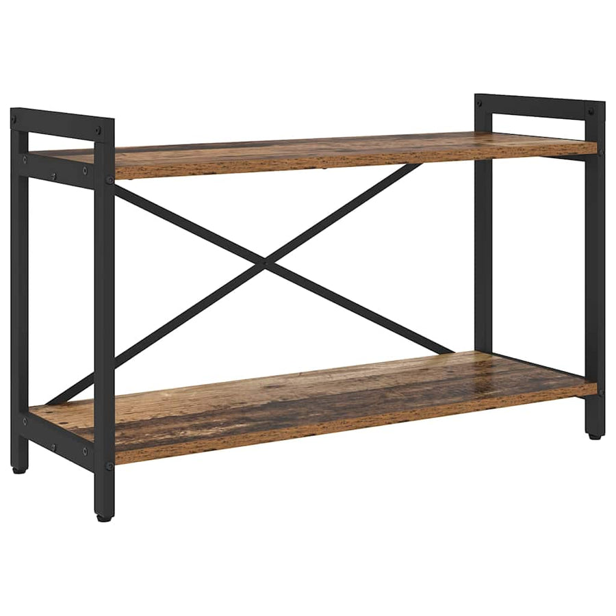 Boekenkast Oud hout 80 x 30 x 48.5 cm Bewerkt hout