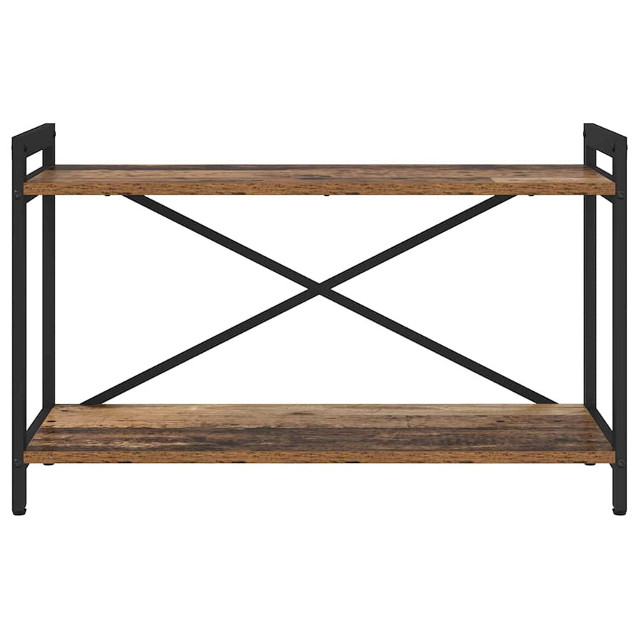 Boekenkast Oud hout 80 x 30 x 48.5 cm Bewerkt hout