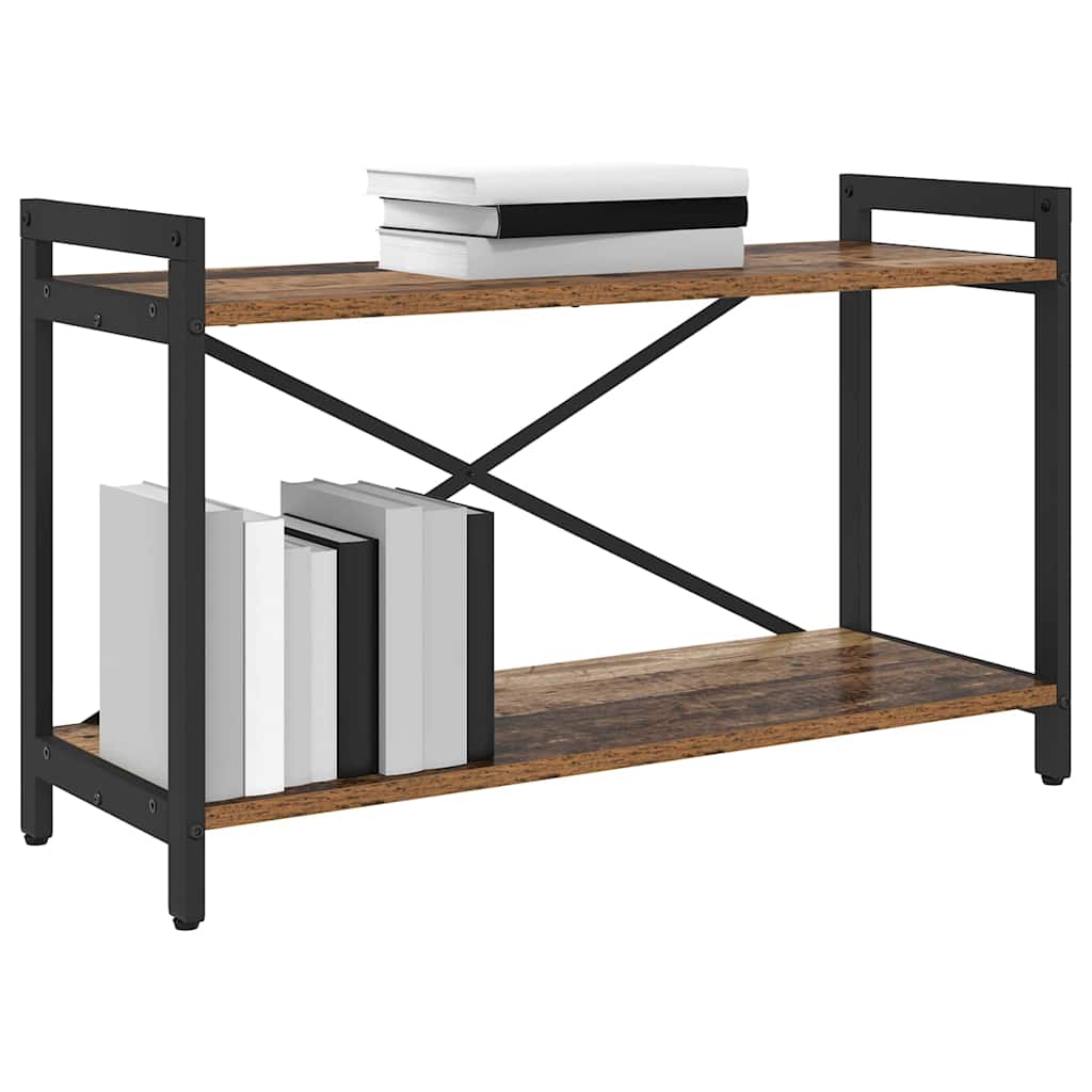 Boekenkast Oud hout 80 x 30 x 48.5 cm Bewerkt hout