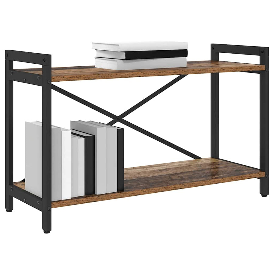 Boekenkast Oud hout 80 x 30 x 48.5 cm Bewerkt hout