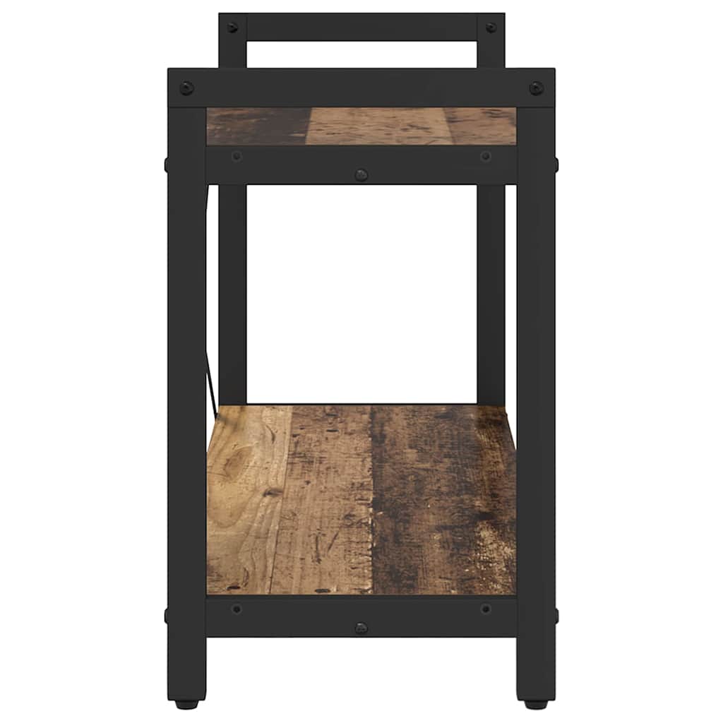 Boekenkast Oud hout 80 x 30 x 48.5 cm Bewerkt hout