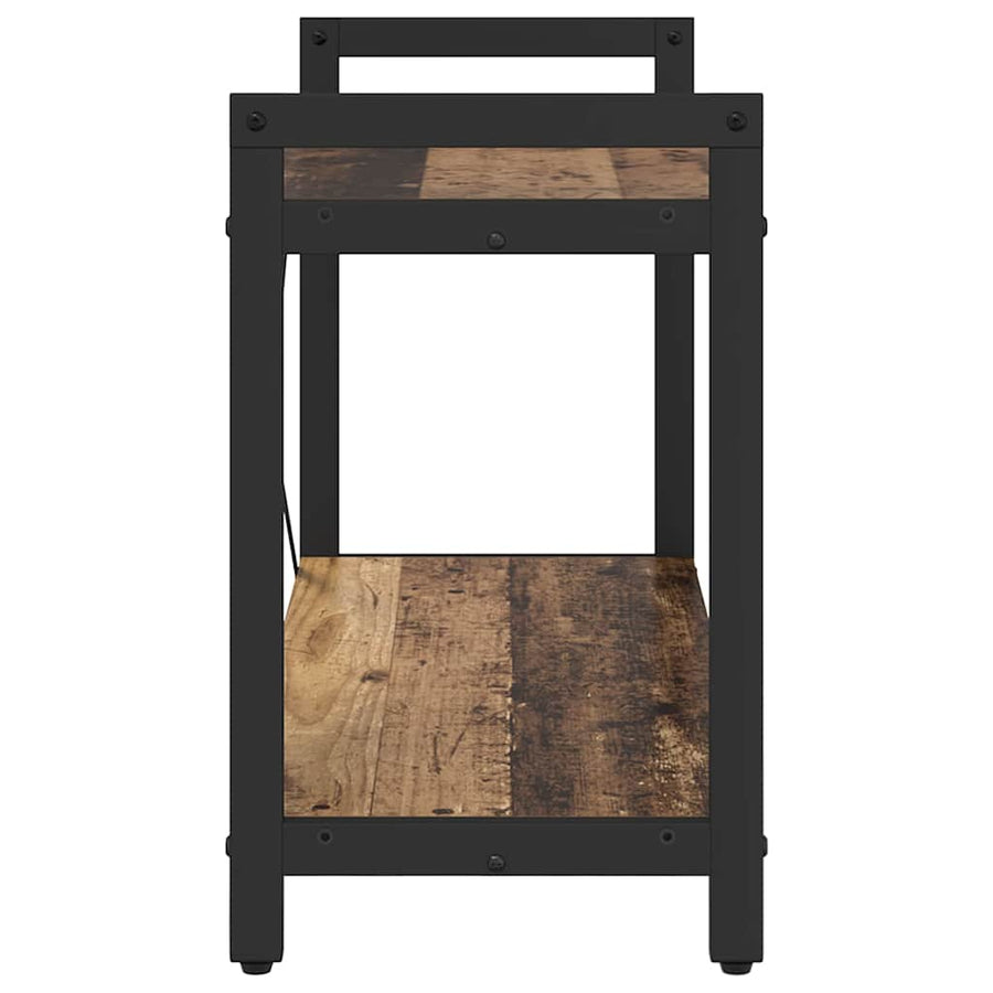 Boekenkast Oud hout 80 x 30 x 48.5 cm Bewerkt hout