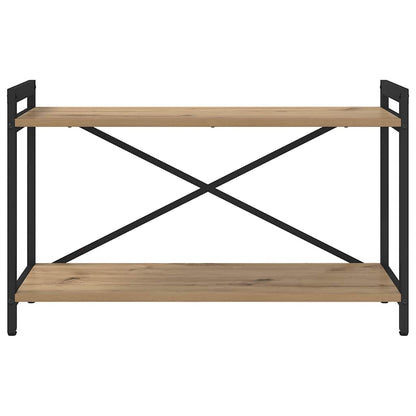 Boekenkast artisanaal eikenkleurig 80 x 30 x 48.5 cm