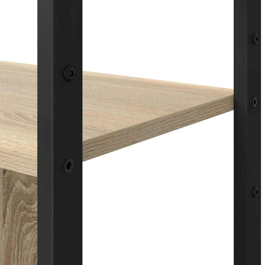 Boekenkast Sonoma eiken 80 x 30 x 155,5 cm Bewerkt hout