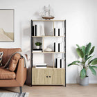 Sonoma Oak Bookcase 80 x 30 x 155.5 cm Engineered Wood