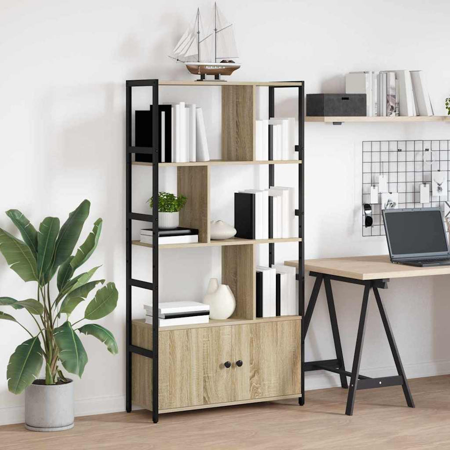 Boekenkast Sonoma eiken 80 x 30 x 155,5 cm Bewerkt hout
