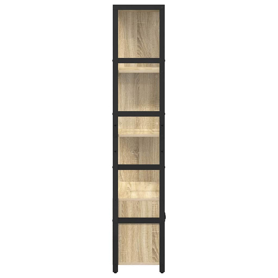 Boekenkast Sonoma eiken 80 x 30 x 155,5 cm Bewerkt hout