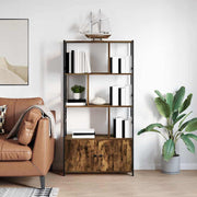 Boekenkast gerookt eiken 80x30x155,5 cm