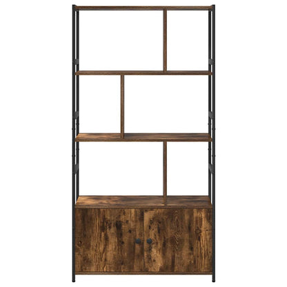 Boekenkast Gerookt eiken 80 x 30 x 155,5 cm Bewerkt hout