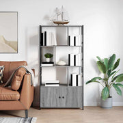 Boekenkast 80x30x155,5 cm grijs sonoma bewerkt hout