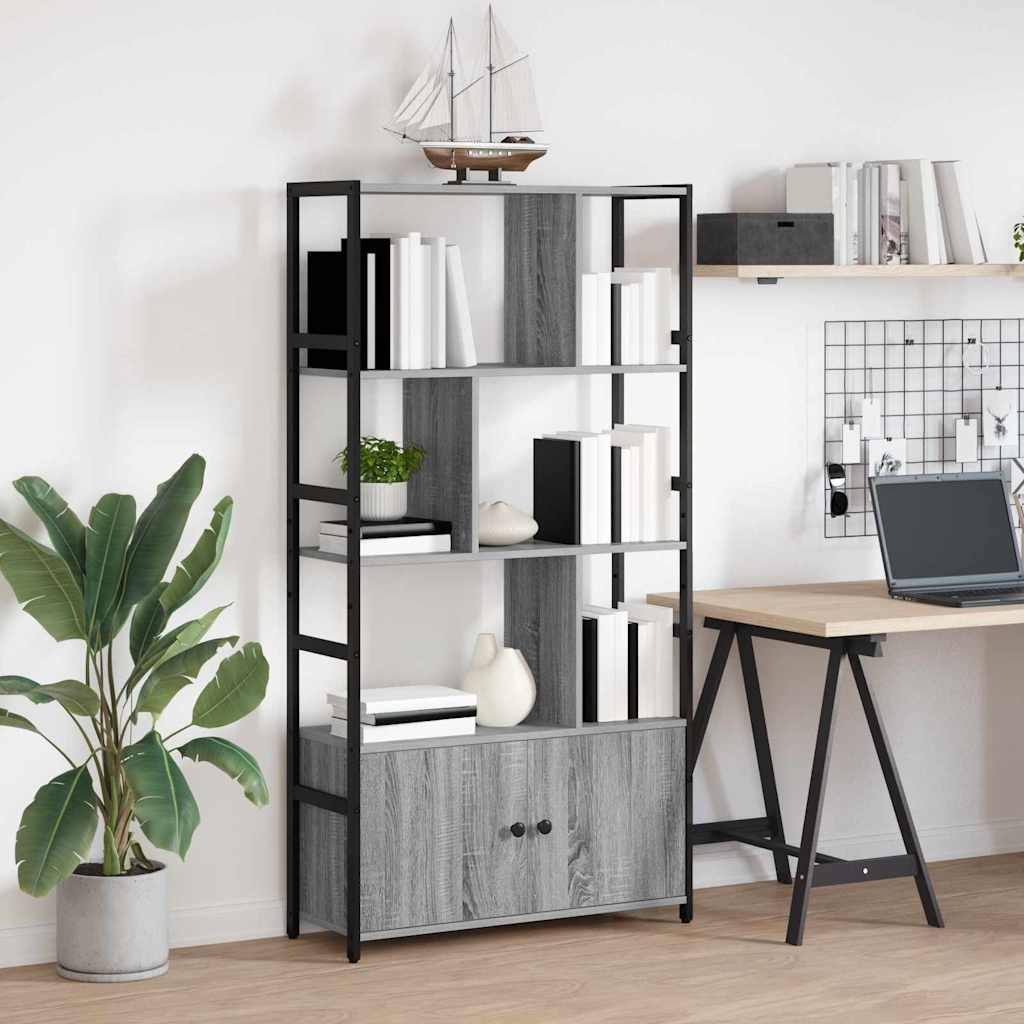 Boekenkast Grijs sonoma 80 x 30 x 155,5 cm Bewerkt hout