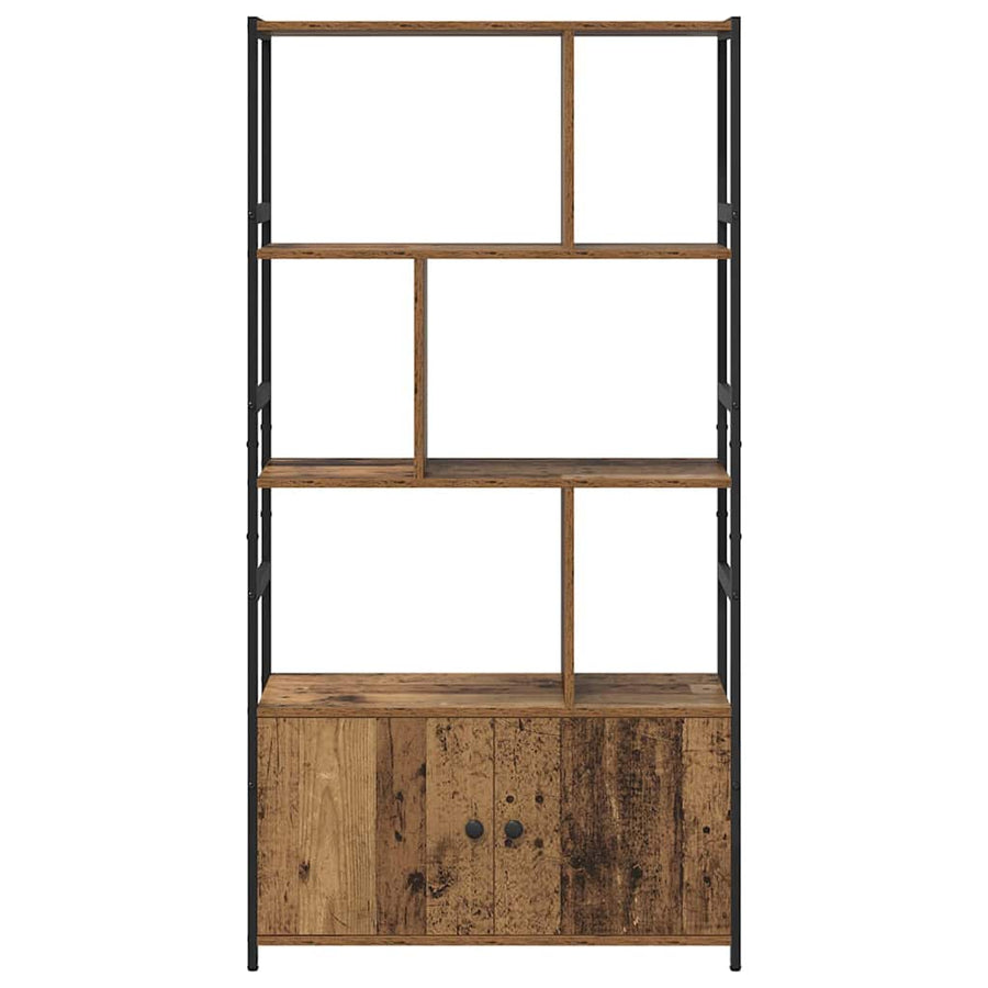 Boekenkast Oud hout 80 x 30 x 155,5 cm Bewerkt hout