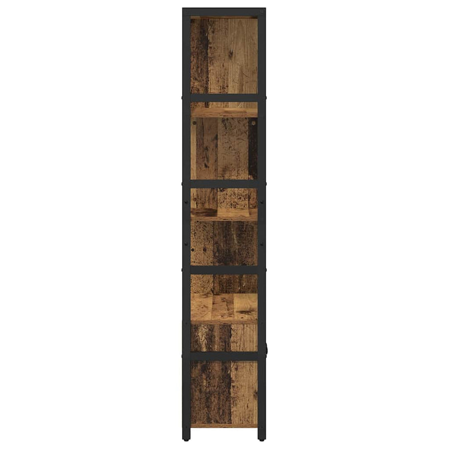 Boekenkast Oud hout 80 x 30 x 155,5 cm Bewerkt hout
