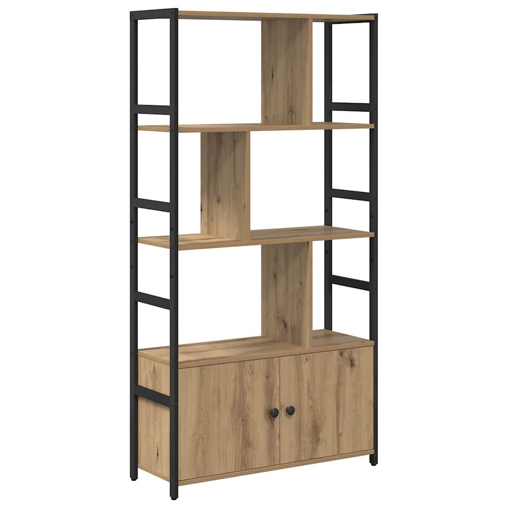 Boekenkast artisanaal eikenkleurig 80 x 30 x 155,5 cm