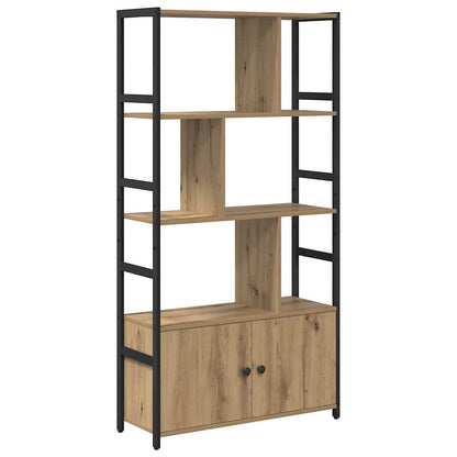 Boekenkast artisanaal eikenkleurig 80 x 30 x 155,5 cm