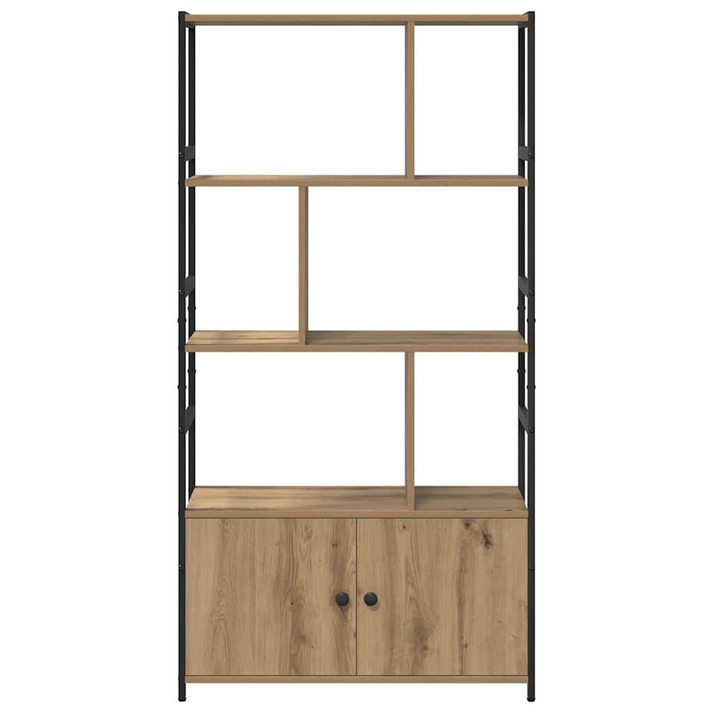 Boekenkast artisanaal eikenkleurig 80 x 30 x 155,5 cm
