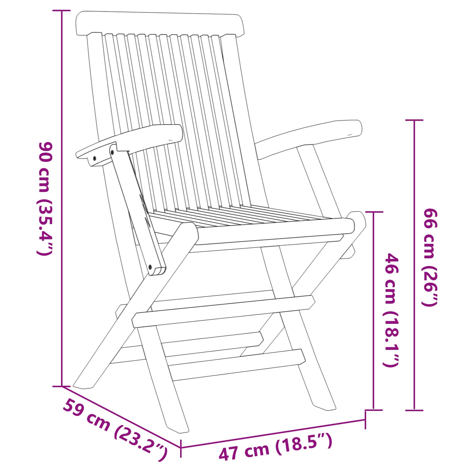 Tuin eettafelset 5 pcs Bruin Massief Teakhout