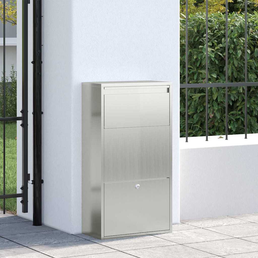 Pakket Inwerp Box Met Opslag Chroom 44 X 22 X 82 Cm Staal Gegalvaniseerd staal