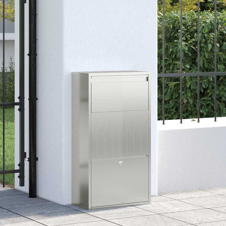 Pakket Inwerp Box Met Opslag Chroom 44 X 22 X 82 Cm Staal Gegalvaniseerd staal