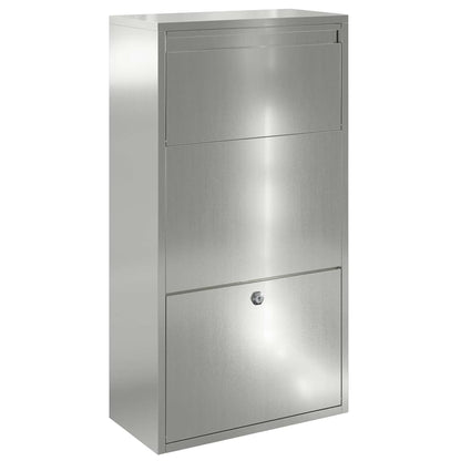 Pakket Inwerp Box Met Opslag Chroom 44 X 22 X 82 Cm Staal Gegalvaniseerd staal