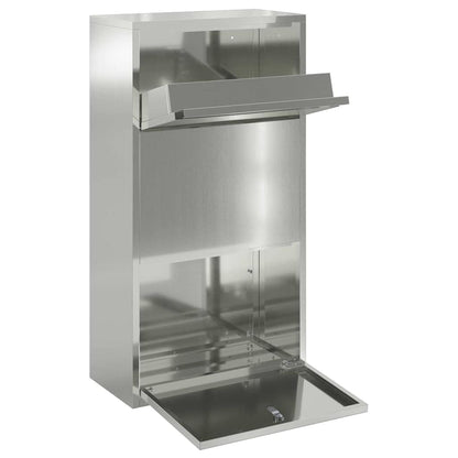 Pakket Inwerp Box Met Opslag Chroom 44 X 22 X 82 Cm Staal Gegalvaniseerd staal