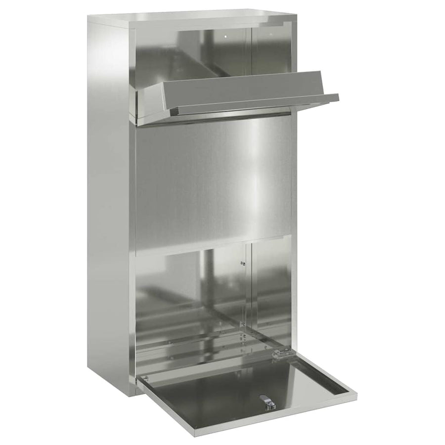 Pakket Inwerp Box Met Opslag Chroom 44 X 22 X 82 Cm Staal Gegalvaniseerd staal