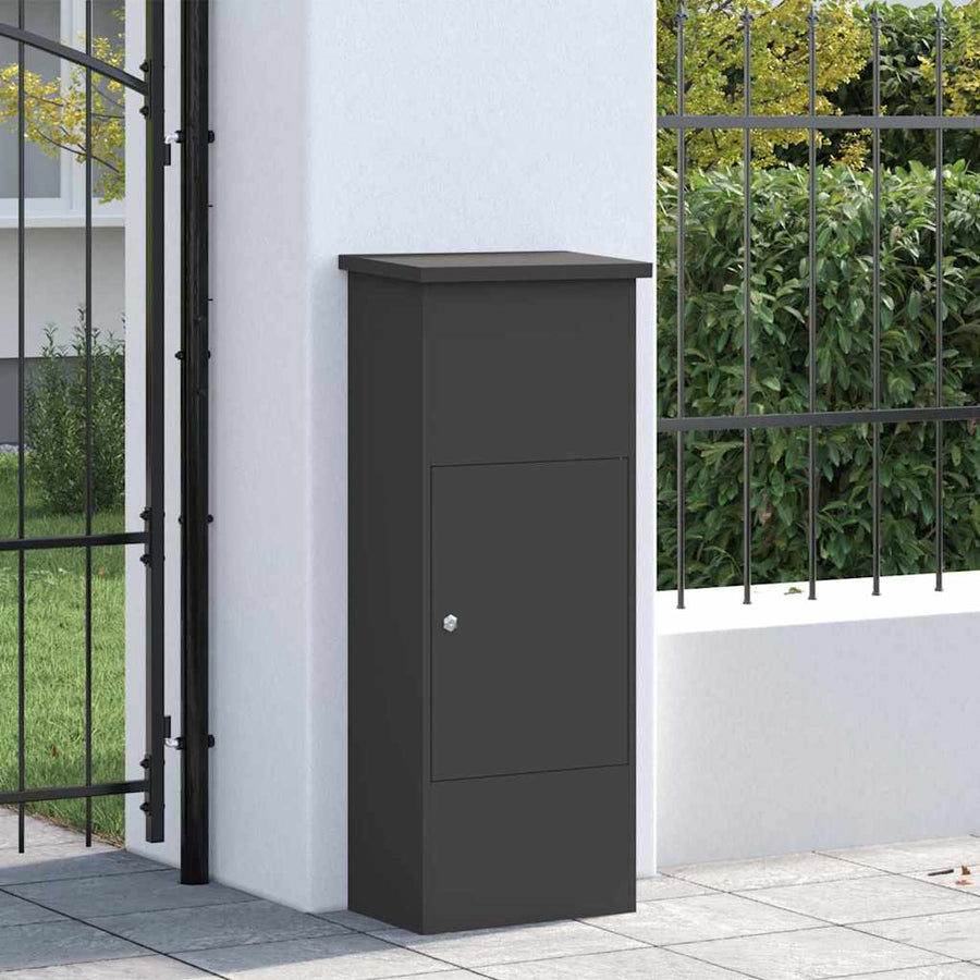 Pakket Inwerp Box Zwart 44.5 X 29 X 110.5 Cm Staal