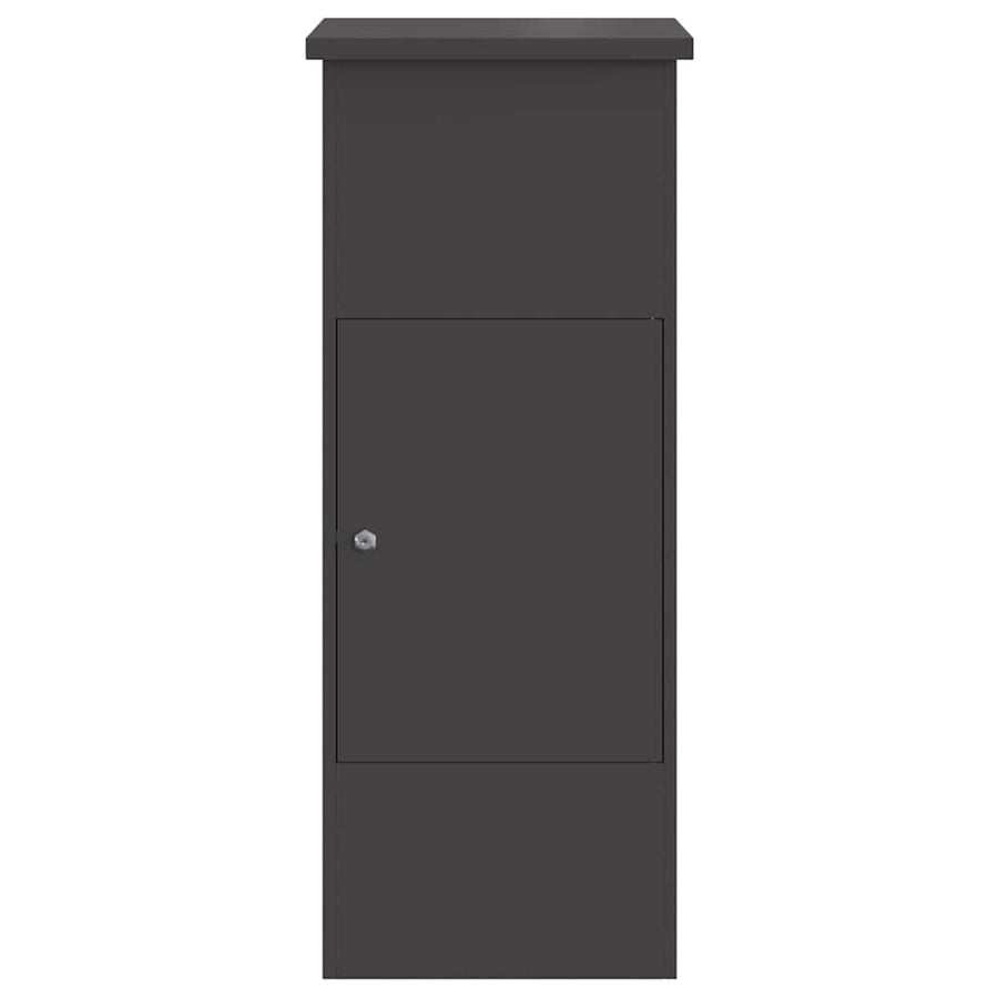 Pakket Inwerp Box Zwart 44.5 X 29 X 110.5 Cm Staal