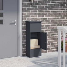 Pakket inwerp box Antraciet 44.5 x 29 x 110.5 cm Staal