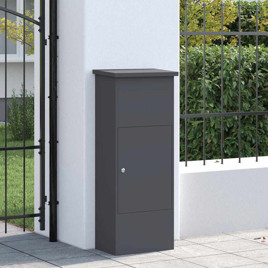 Pakket inwerp box Antraciet 44.5 x 29 x 110.5 cm Staal