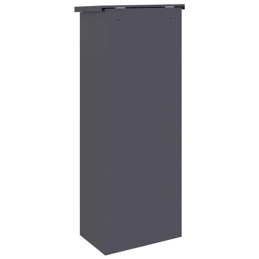 Pakket inwerp box Antraciet 44.5 x 29 x 110.5 cm Staal