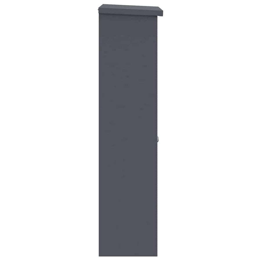 Pakket inwerp box Antraciet 44.5 x 29 x 110.5 cm Staal