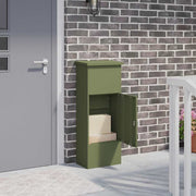 Pakketbrievenbus olijfgroen 44,5x29x110,5 cm staal