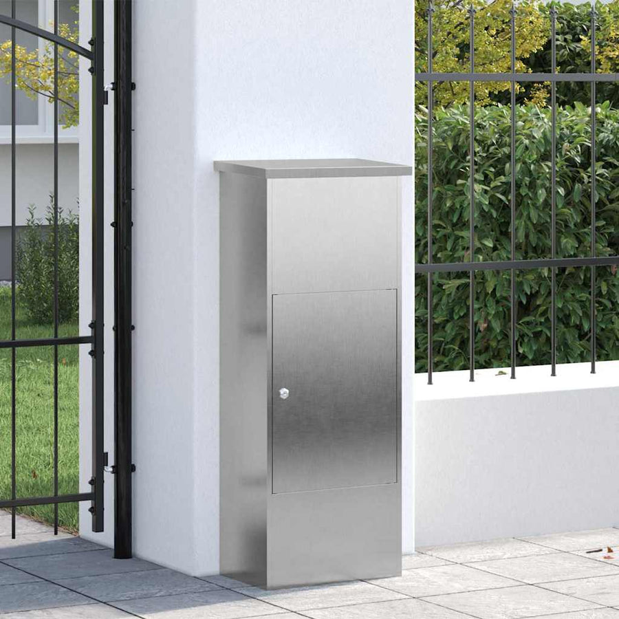 Pakket Inwerp Box Zilver 44,5 X 29 X 110,5 Cm Roestvrij Staal