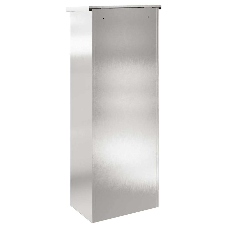 Pakket Inwerp Box Zilver 44,5 X 29 X 110,5 Cm Roestvrij Staal