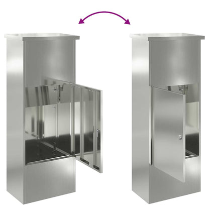 Pakket inwerp box Zwart 44.5 x 29 x 110.5 cm