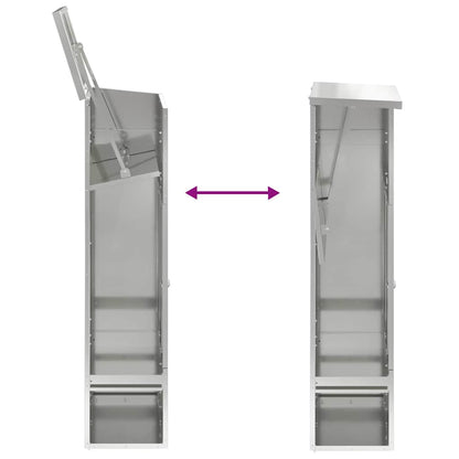 Pakket inwerp box Zwart 44.5 x 29 x 110.5 cm