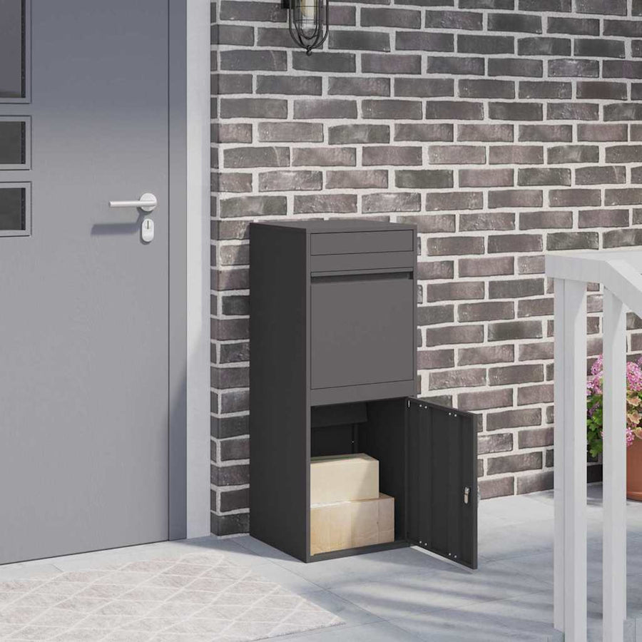 Pakket Inwerp Box 41 X 38 X 103 Cm Staal Zwart