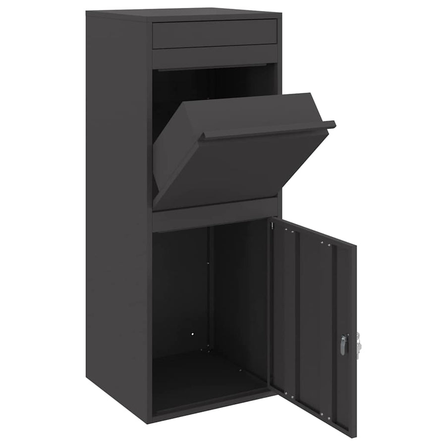 Pakket Inwerp Box 41 X 38 X 103 Cm Staal Zwart