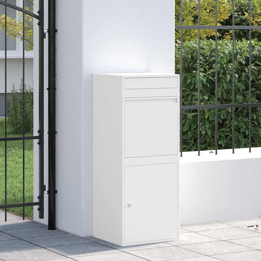 Pakket inwerp box met opslag Wit 41 x 38 x 103 cm Staal