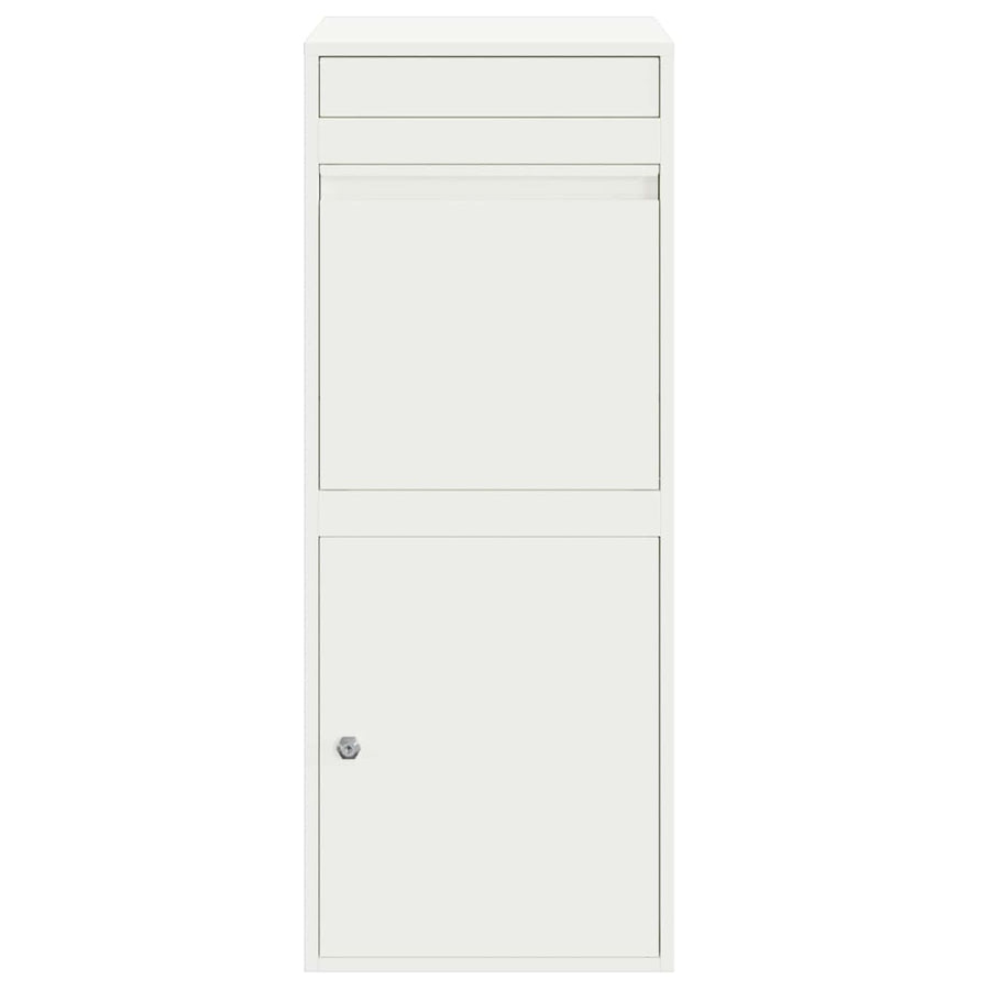 Pakket inwerp box met opslag Wit 41 x 38 x 103 cm Staal