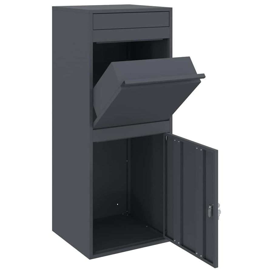 Pakket inwerp box Antraciet 41 x 38 x 103 cm Staal
