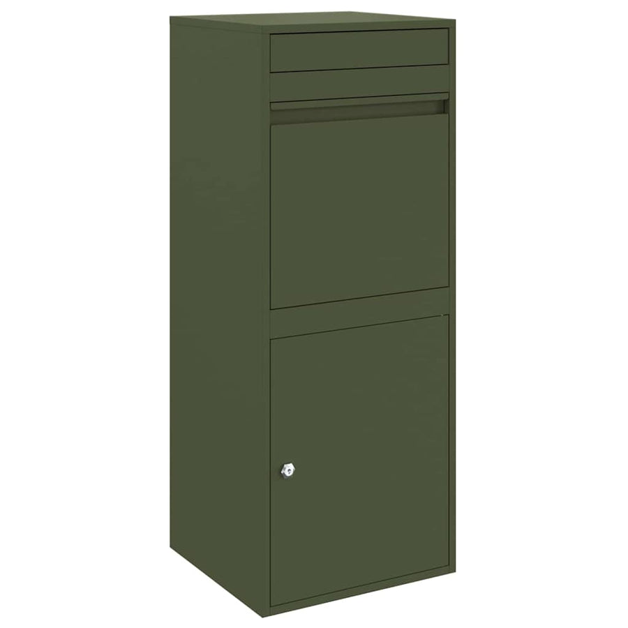 Pakket Inwerp Box 41 X 38 X 103 Cm Staal Olijfgroen