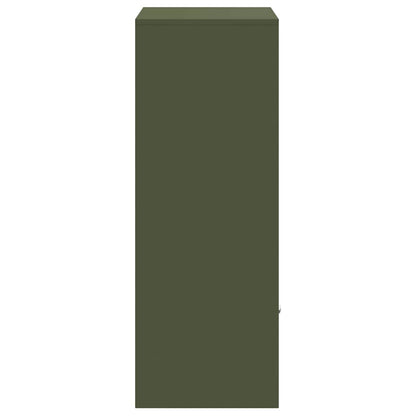 Pakket inwerp box Olijfgroen 41 x 38 x 103 cm Staal