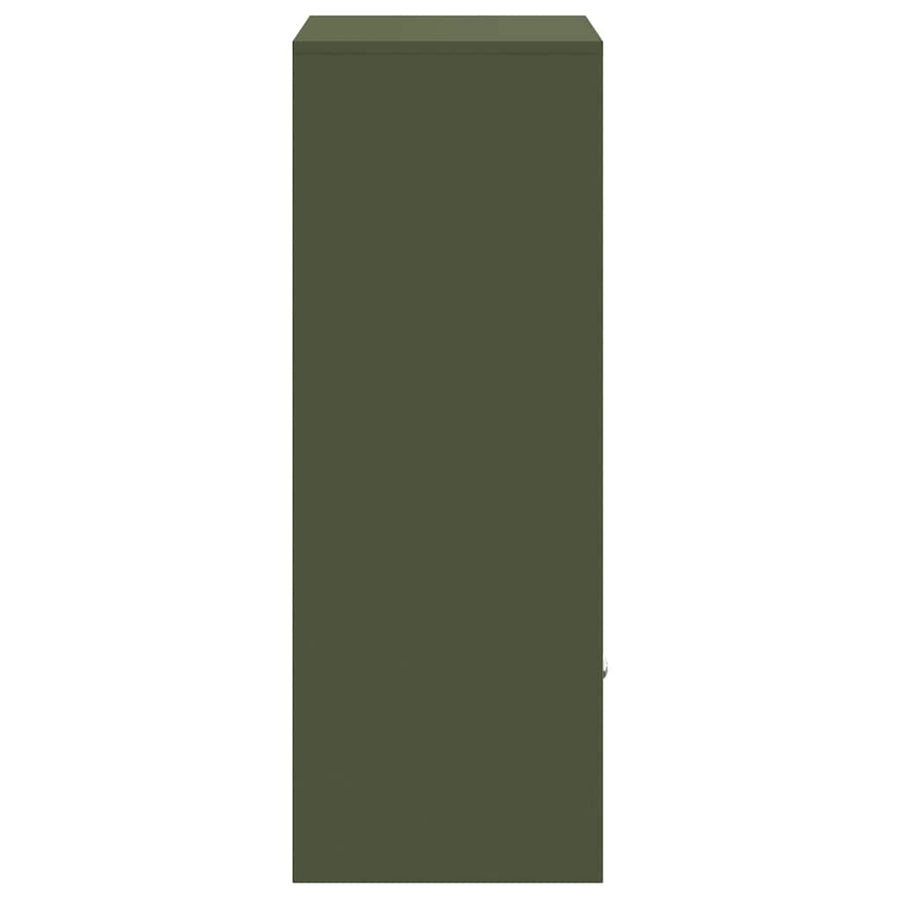 Pakket Inwerp Box 41 X 38 X 103 Cm Staal Olijfgroen