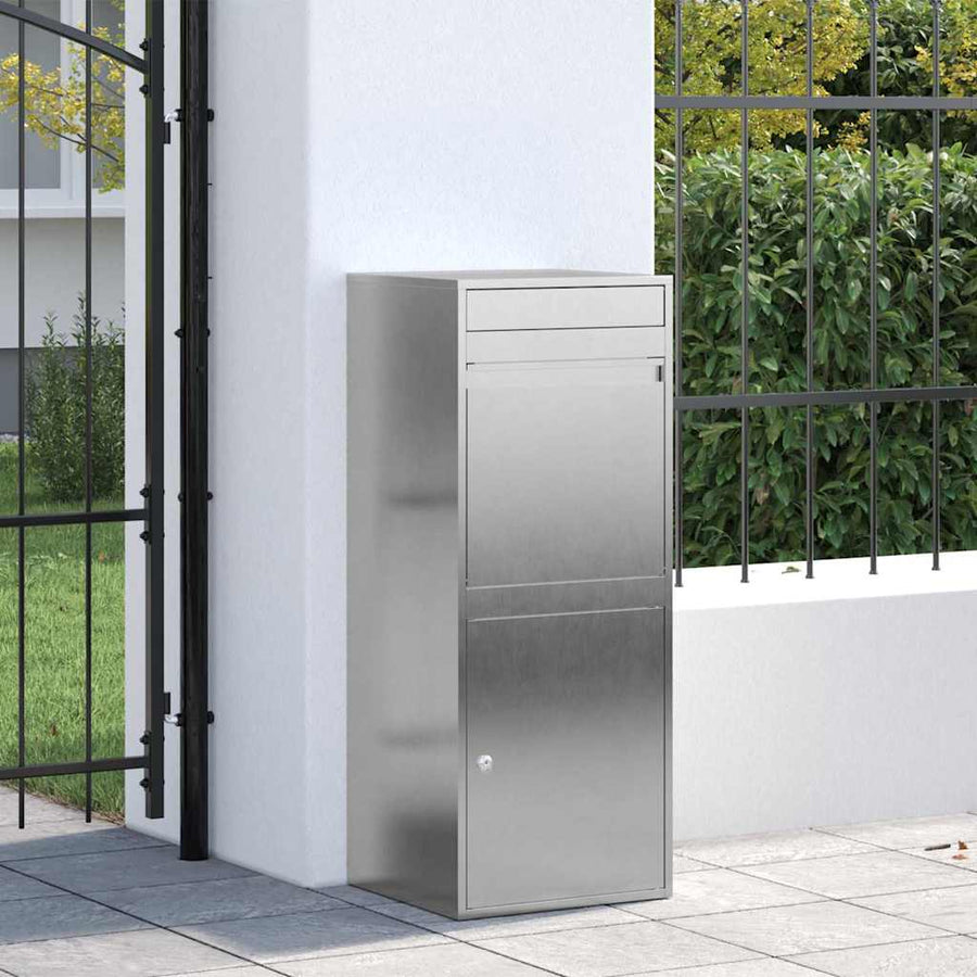 Pakket inwerp box Zwart 41 x 38 x 103 cm Roestvrij staal