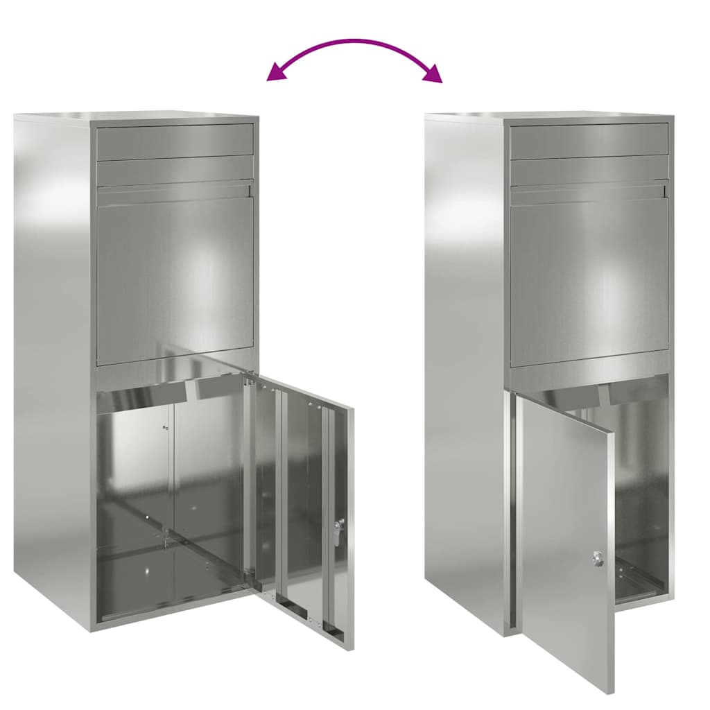 Pakket inwerp box Zwart 41 x 38 x 103 cm Gegalvaniseerd staal